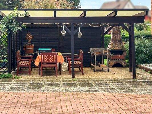 Überdachte Terrasse