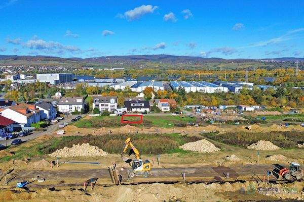 Baugebiet (hier: mit Blick in den Rheingau)
