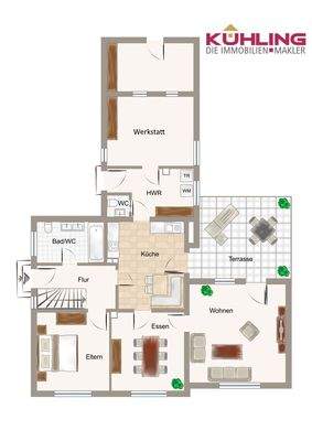 Grundriss EG - Abweichungen vorbehalten -