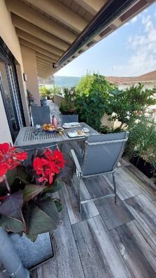 umlaufender Balkon