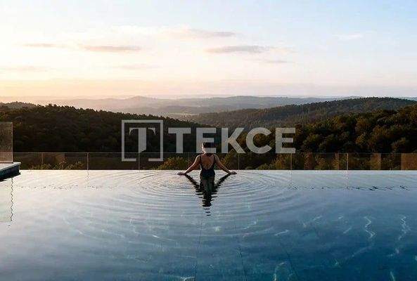 Forest-View Apartments with Balconies in İstanbul Sarıyer