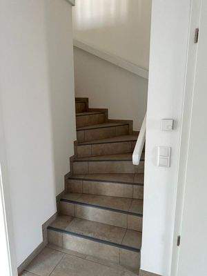 Treppe ins Dachgeschoss