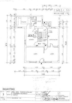 Bauantrag Grundriss Laden Cuxhavener straße