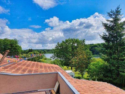 Ausblick Terrasse/Balkon Dachwohnung