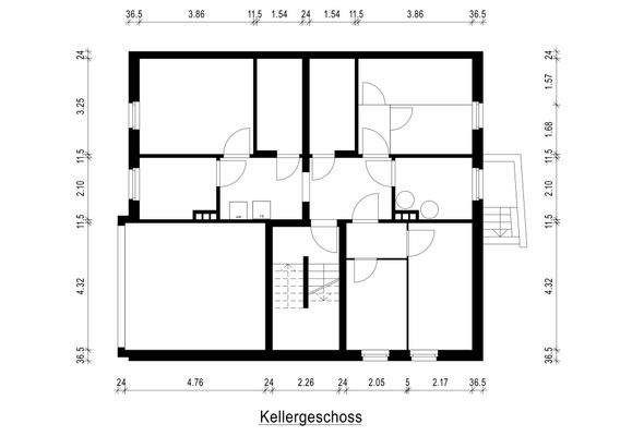 Grundriss Kellergeschoss