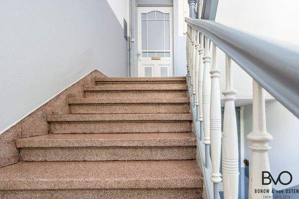 Treppenhaus in gepflegtem Gesamtzustand