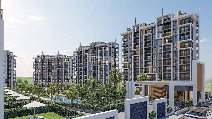 Apartments in a Complex with Rich Facilities in Alanya
