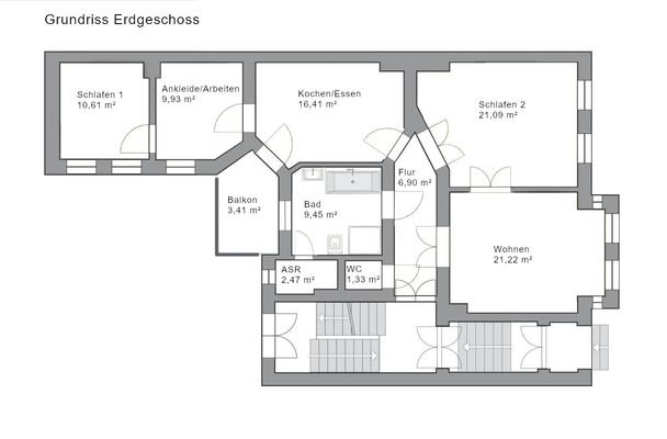 Grundriss Erdgeschoss 