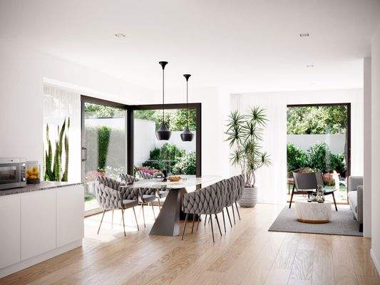 Bild-Visualisierung - DHH-EG Küche-Essbereich-Obr.