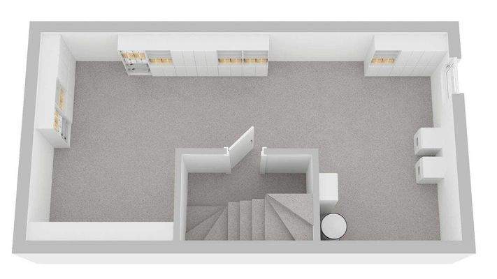 Untergeschoss -unverbindliche Illustration