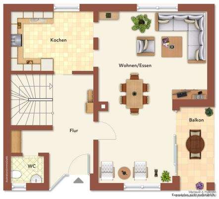 Erdgeschoss Einfamilienhaus