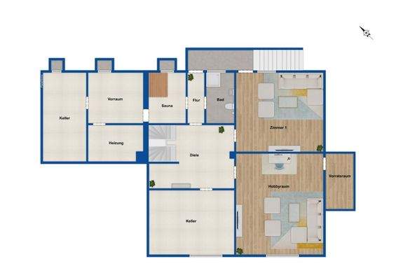 Grundriss Kellergeschoss