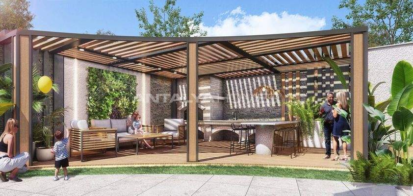 Flats in a Two-Block Complex in Alanya Turkey