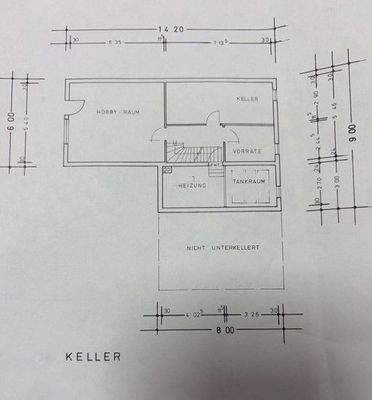 Grundriss Kellergeschoss