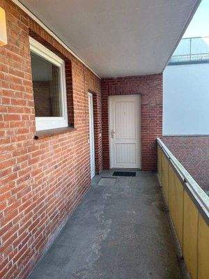 Zugang über den Laubengang