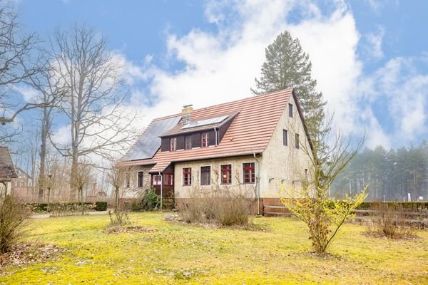 Rückansicht vom Haus