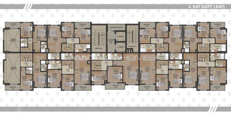 Mountain View Flats with Pool and Parking in Konyaaltı