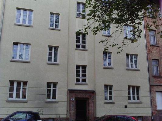 Fassade eines Wohngebäudes