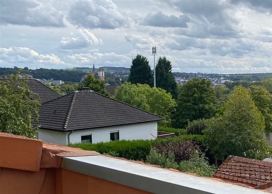 Blick auf den Dom vom Balkon