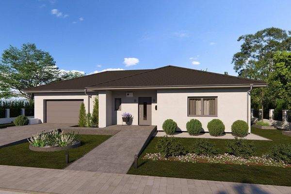 Moderne Villa mit Garten