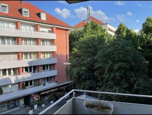 Blick vom Balkon