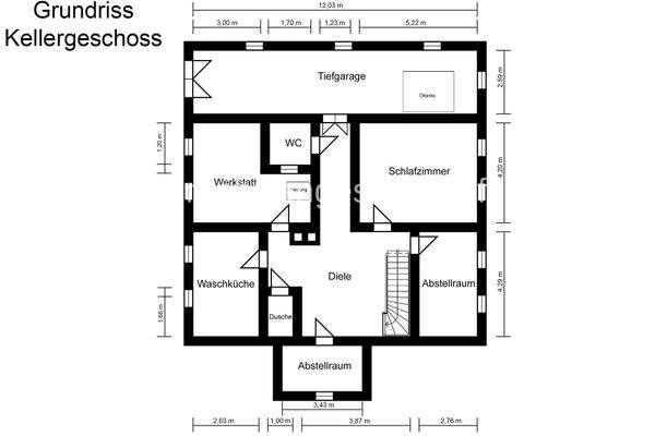 Grundriss Kellergeschoss