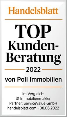 Handelsblatt Siegel TOP Kundenberatung 2022
