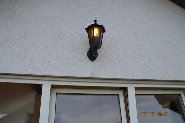 Steuerbare Lampe von innen