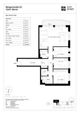 Grundriss WE30 Eigentum Berlin-Neukölln