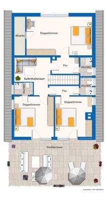Grundriss Skizze Dachgeschoss