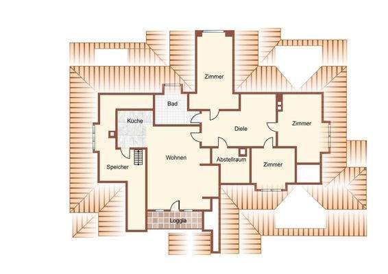 Wohnung / Dachgeschoss Villa