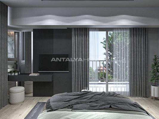 Flats with Parking Lot and Smart Home System in Antalya