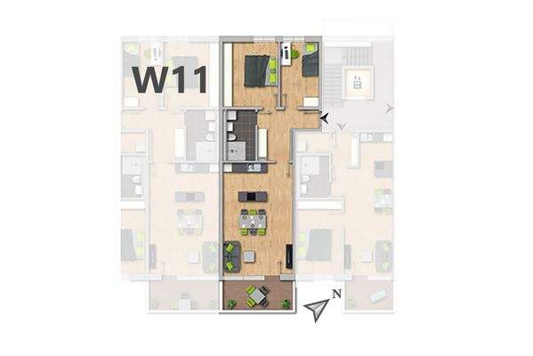 Grundriss Wohnung 11