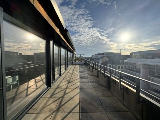 Penthouse-Büro über den Planken