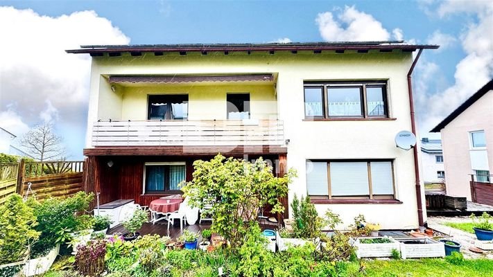Rückansicht / Terrasse EG WE1