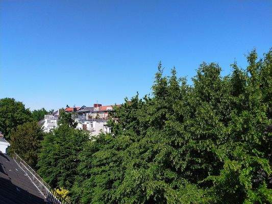 Ausblick vom Fenster des Schlafzimmers 