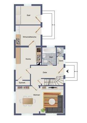 Grundriss Erdgeschoss