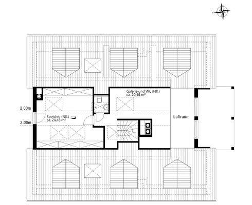 Grundriss Galeriegeschoss