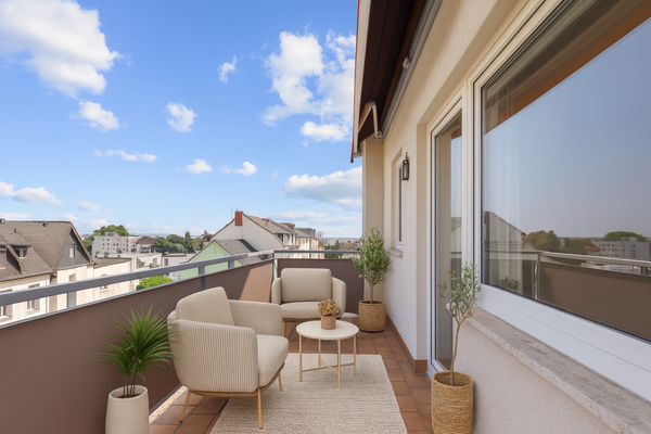 Balkon - Beispieleinrichtung