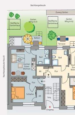Grundriss A01 - Erdgeschoss