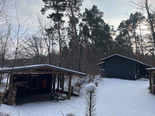 Rückseite mit Carport