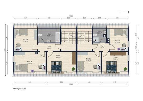 Grundrisse Dachgeschoss