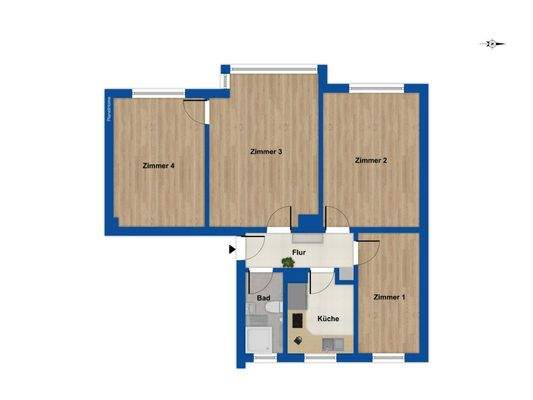 Grundriss 2. Obergeschoss