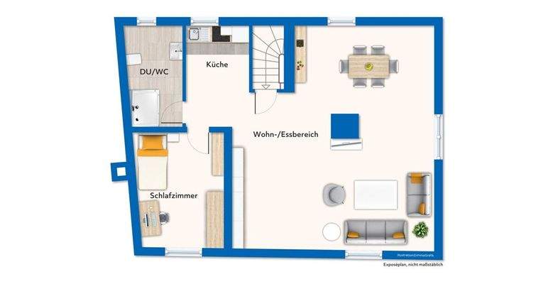 Grundriss vom Dachgeschoss