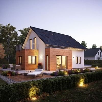 Beispiel mit Anbauten in Holz