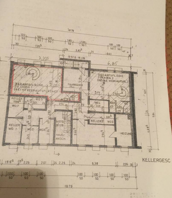 Kellergeschoss Grundriss 