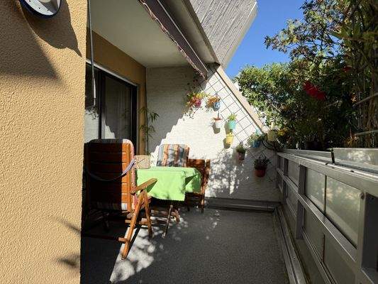 Balkon mit Südausrichtung