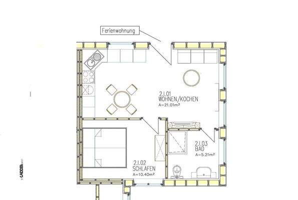 Grundriss Ferienwohnung