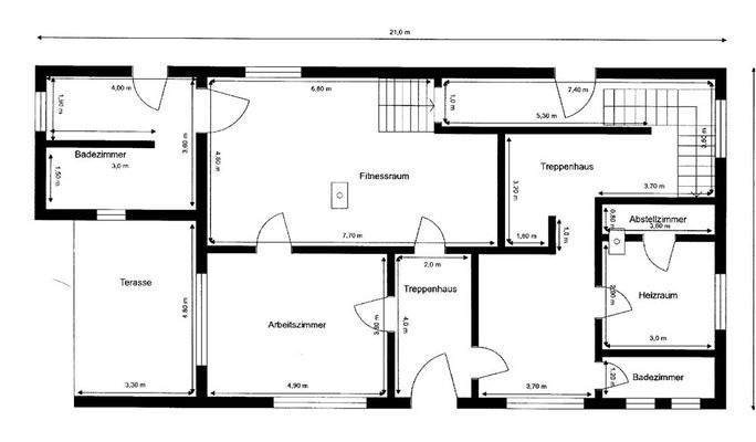 Erdgeschoss - Keller, Gewerbe oder Wohnen