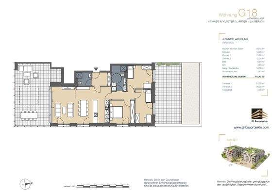 Grundriss ohne Maßstab